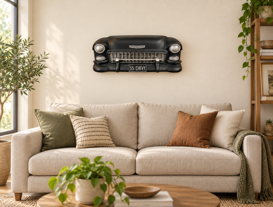 55 Chevy Araba Önü Duvar Aksesuarı 50 x 19 cm
